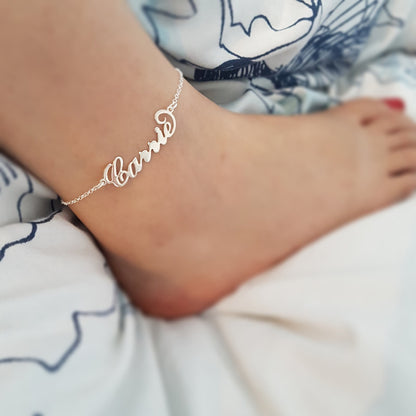 Custom Name Anklets