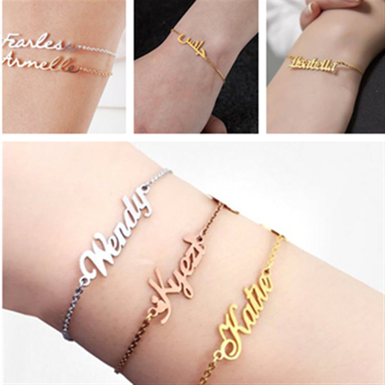 Custom Name Anklets