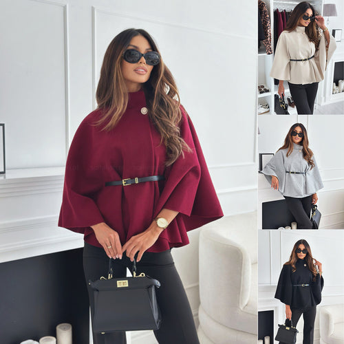 Batwing Sweater With Belt