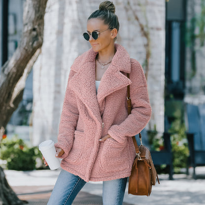 Faux Lapel Coat