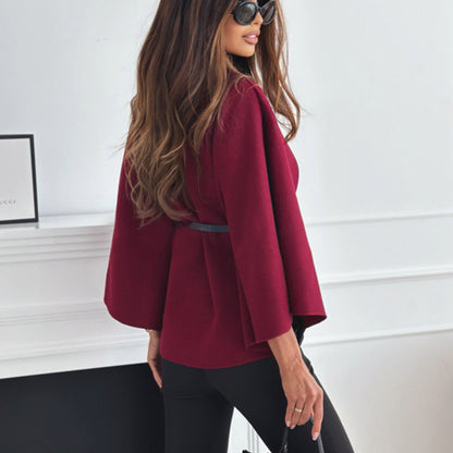 Batwing Sweater With Belt