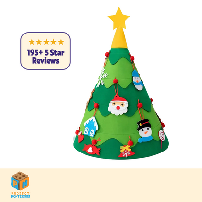 Montessori 3D Felt Christmas Tree