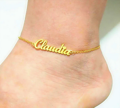 Custom Name Anklets