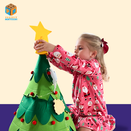 Montessori 3D Felt Christmas Tree