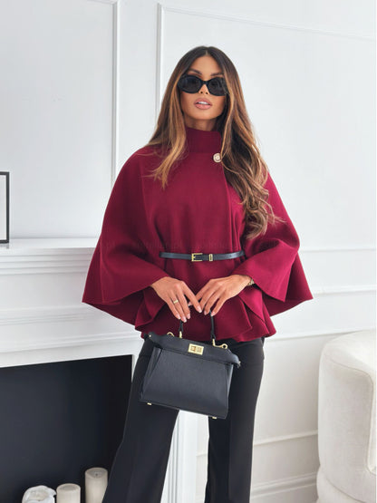 Batwing Sweater With Belt